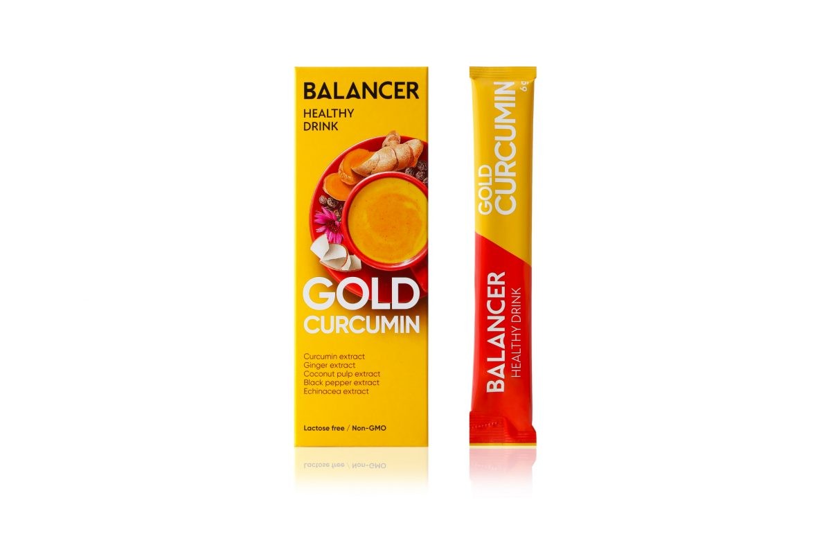 Напиток с куркумином BALANCER GOLD CURCUMIN, 10 стиков по цене 4220 руб. -  купить в Есике ☛ Доставка ☆ Интернет-магазин «EcoGreenDom»